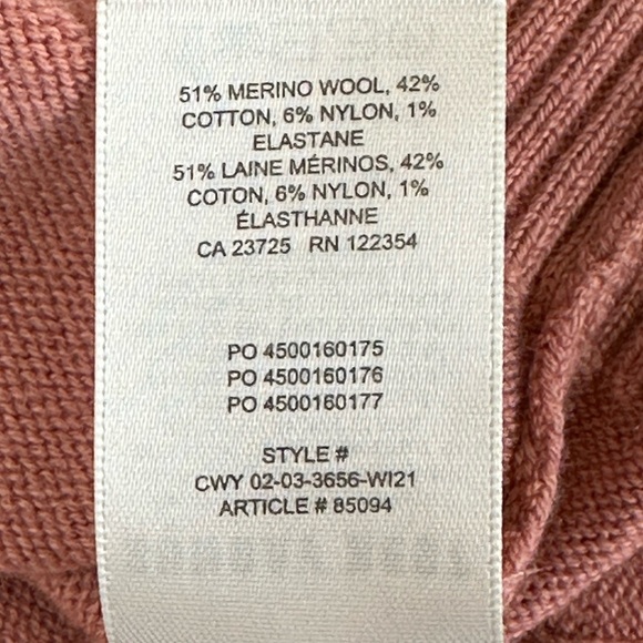 Aritzia Sunday Best Wool Blend V Neck Crop Vest Medium Soft Comfy Cable Knit - Picture 5 of 9